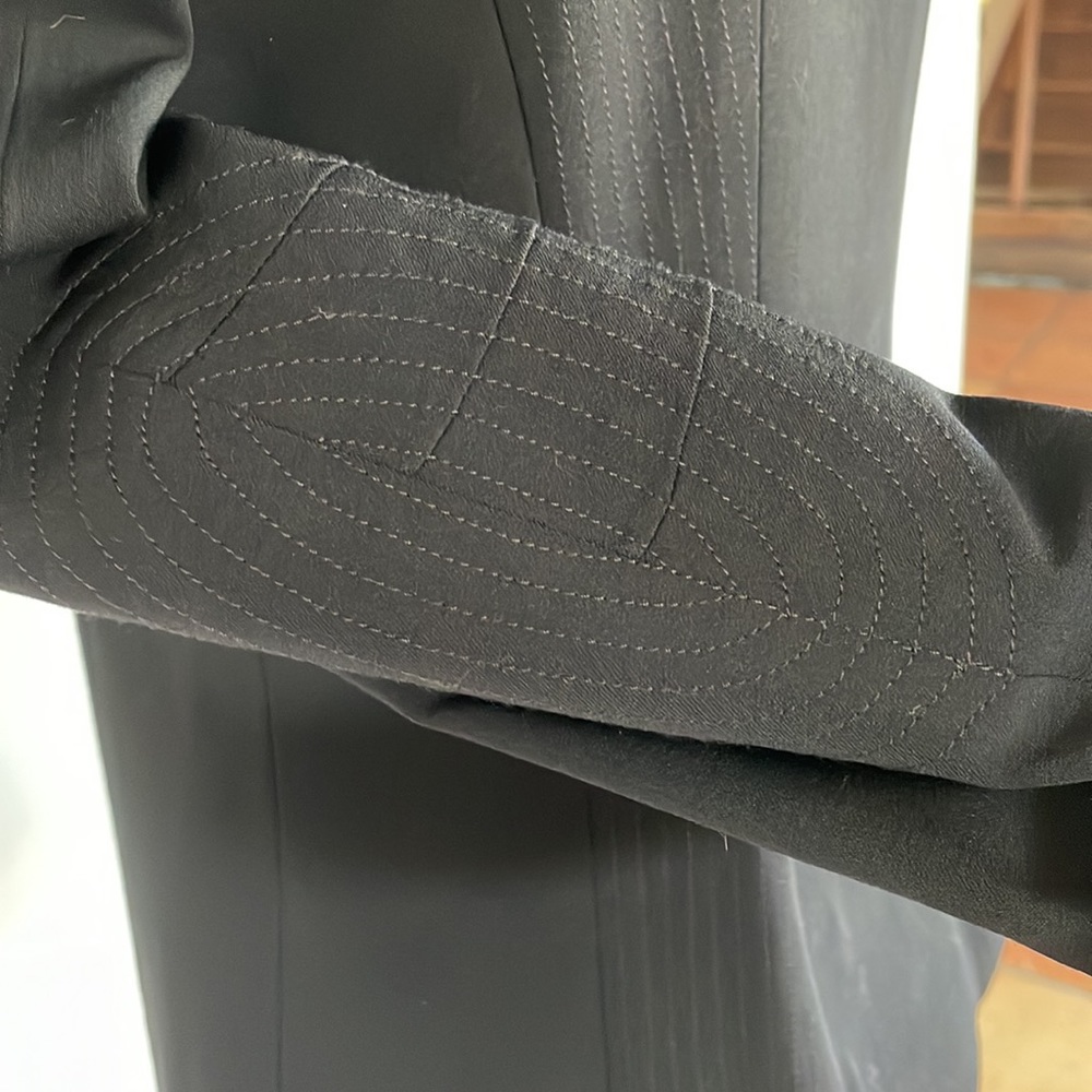 Pin-Striped Black Jacket-Designer - Picture 7 of 9